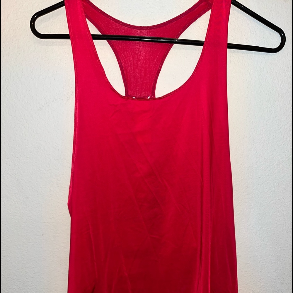 Bloch athletic red tank top